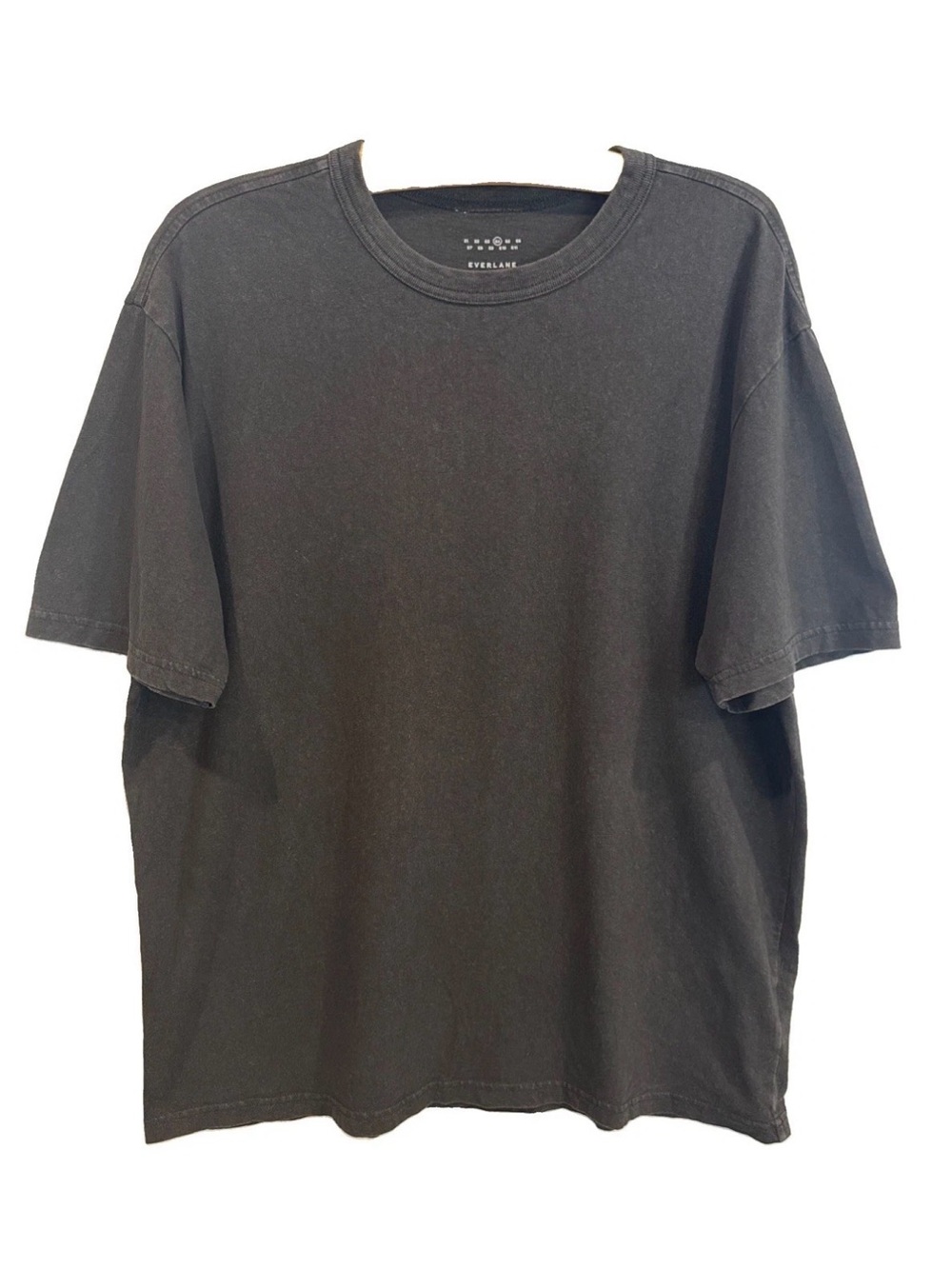 Everlane Black Short Sleeve Crew T-Shirt Unisex E4 - Picture 1 of 7